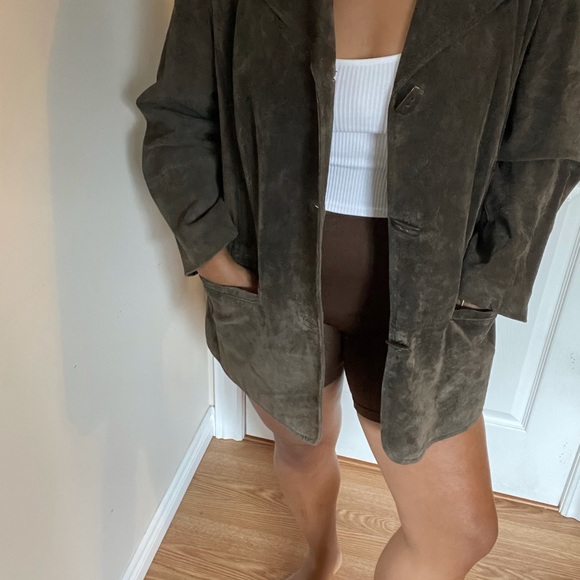 VINTAGE SIMON CHANG - 100% Leather/Suede - XL - OVERSIZED - Picture 6 of 16